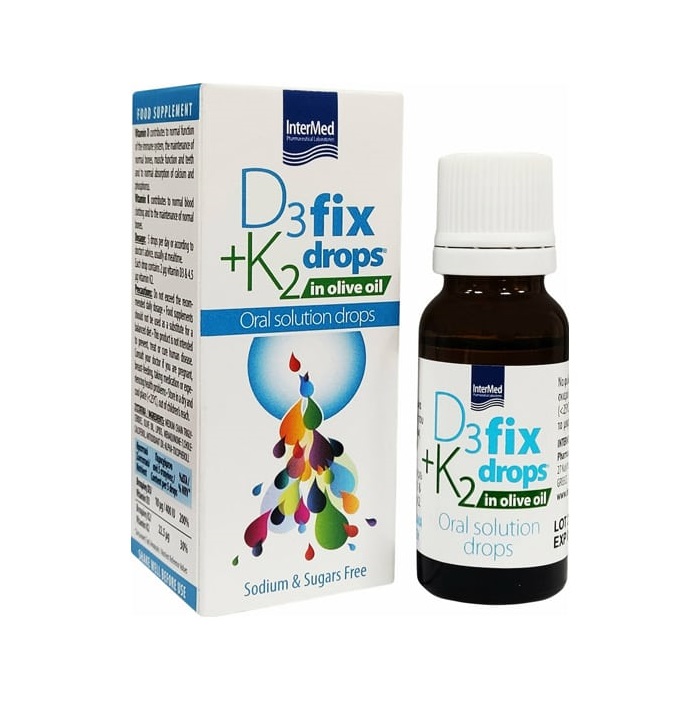 5205152014577-Intermed-D3-&-K2-Fix-Drops-in-Olive-Oil-Oral-Drops-Συμπλήρωμα-Διατροφής-για-το-Ανοσοποιητικό-σε-Υγρή-Μορφή-12ml-olgaspharmacy