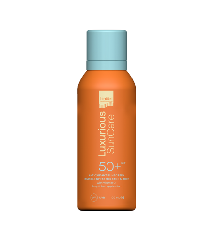5205152018162-Intermed-Luxurious-Suncare-Antioxidant-Sunscreen-Invisible-Spray-SPF 50+Αντηλιακό-Σπρέι-για-Πρόσωπο-&-Σώμα-100ml-olgaspharmacy