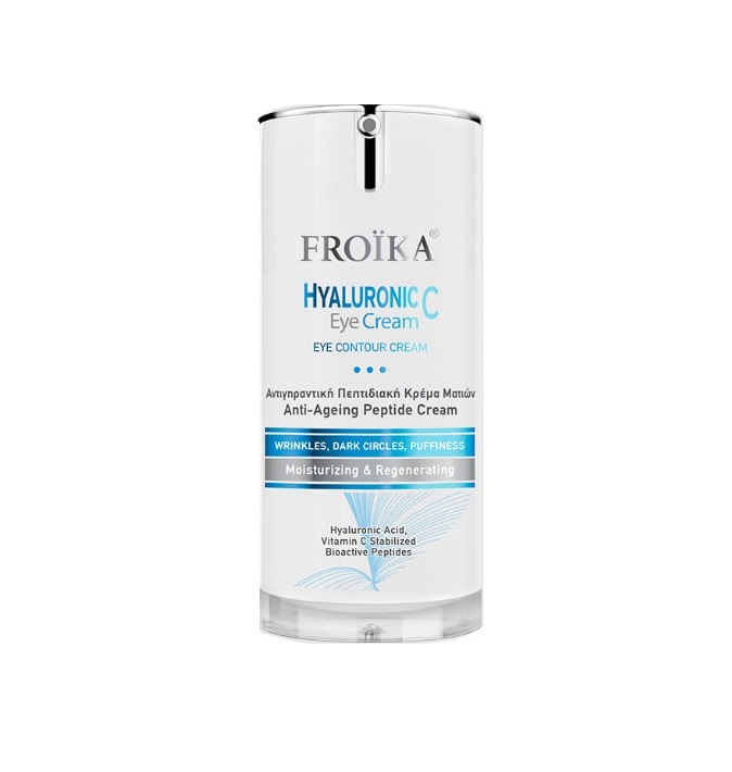 5204799010904-Froika-Hyaluronic-C-Eye-Cream-Αντιγηραντική-Πεπτιδιακή-Κρέμα-Ματιών-15ml-olgaspharmacy