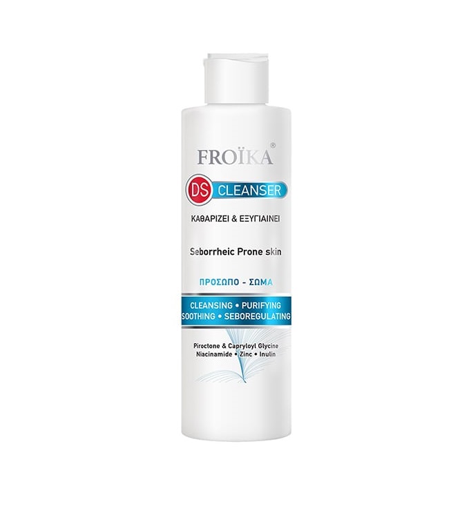 5204799050337-Froika-Ds-Cleanser-Τζελ-Καθαρισμού-Προσώπου-&-Σώματος-για-Λιπαρό-Σμηγματορροϊκό-Δέρμα-200ml-olgaspharmacy