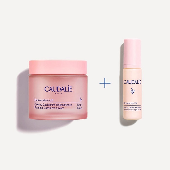 3522930005124-Caudalie-Resveratrol-Lift-Cashmere-Set-Αντιρυτιδική-Κρέμα-Προσώπου-για-Λείανση-Θρέψη-50ml-&-ΔΩΡΟ-Αντιρυτιδικός-Ορός-Επανόρθωσης-10ml-olgaspharmacy